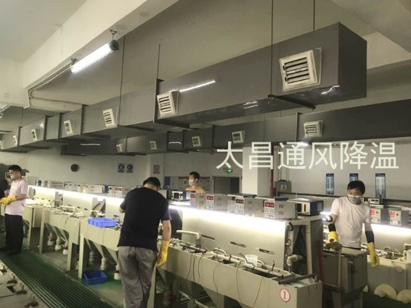 環(huán)?？照{(diào)有效解決電鍍車間高溫悶熱環(huán)境